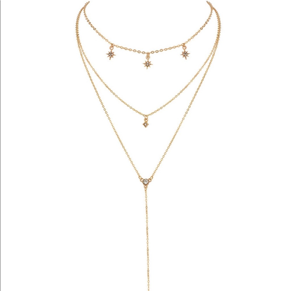 1 left! Stunning Layered Necklace - Picture 2 of 2